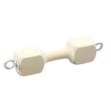 宠物木哑铃训犬用品用具木质方头哑铃叼棒衔取 拾取训犬用品 木质哑铃1200克