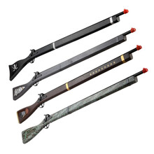 【全金属玩具】玩具枪1:2.05砸纸炮纸子左轮合金纸枪7080经典怀旧信号枪影视舞台道具男孩礼物 木质98K颜色请备注