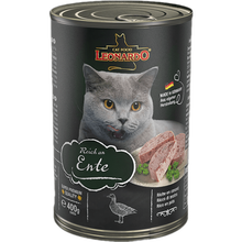 Leonardo小李子德国进口成幼猫粮主食罐无谷猫罐头 鸭肉配方 400g