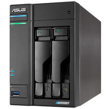 asustor华硕 AS6602T 2盘位 四核心NAS网络存储服务器 共享备份私有云盘  12TB 【酷狼 6TB*2】