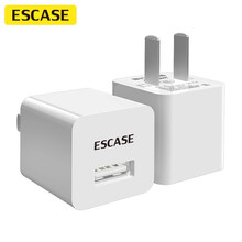 ESCASE 苹果充电器华为Mate40Pro充电头快充适用iphone12 promax安卓小米三星数据线充电插头单口DC5102白