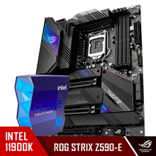 华硕ROG STRIX Z590-E GAMING WIFI主板+英特尔(intel) i9-11900K酷睿CPU处理器 板U套装 CPU主板套装