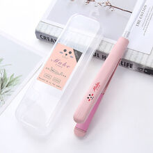 Sunchance学生迷你干湿直卷发器电夹板直板夹直发卷发两用刘海神器小型懒人 少女粉+收纳盒(直卷两用) 主机+2发筒