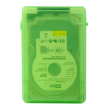 bejoy2.5硬盘保护盒防水卡扣硬盘收纳盒 绿色 2.5英寸