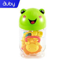 澳贝（auby）摇铃牙胶新生婴儿玩具幼儿宝宝0-9个月新年礼物 摇铃牙胶5只装    24.5元