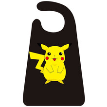 老人成人吃饭防溅衣饭兜可爱时尚防水可拆大人大号口水巾围兜 成人用的围嘴 成人吃饭围兜 皮卡丘