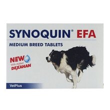 英SYNOQUIN宠特宝骨骼健康SYNOQUIN舒骼健关节宝软骨保护软骨素舒缓强化骨骼康复钙关节康 中型犬