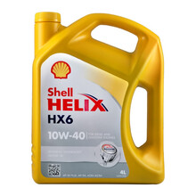 壳牌（Shell）合成机油 黄喜力 Helix HX6 10W-40 SN级 4L 欧洲原装进口