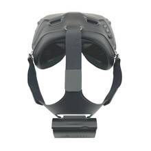 适用于大疆DJI FPV穿越钢化膜眼镜V2传感器纳米保护天线收纳腰带夹背挂电池盒充电宝供电线机配件 DJI FPV眼镜背挂电池盒/3D打印