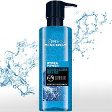 欧莱雅男士爽肤水护肤品控油保湿补水滋润 水能保湿酷爽水凝露120ml