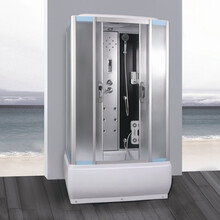 【保价618】整体淋浴房一体式家用隔断玻璃洗澡房冲凉房沐浴房蒸汽桑拿浴室 707A 高盆120x80 不含蒸汽