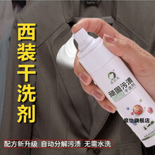 西装西服干洗剂免水洗家用专用强力去污清洁羽绒服毛呢羊毛清洗剂 西装干洗剂1瓶