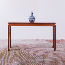艺铭天下红木家具缅甸花梨（学名：大果紫檀）条案玄关桌客厅实木中式供桌神台长几条几香案案台走廊置物桌Q 136