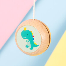 迪士尼商场同款yoyo球溜溜球儿童8岁益智幼儿园女孩木质回旋悠悠球玩具经典怀旧 恐龙