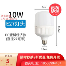 （防水节能led灯泡）超亮照明家用电螺口螺旋卡口e27小球泡白光100瓦可第 10瓦恒流超亮 E27螺口（拍10发11）