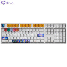 AKKO 3108 圣斗士星矢机械键盘 有线键盘 游戏键盘 电竞键盘 吃鸡键盘 108键 绝地求生 AKKO CS深海蓝轴
