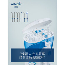 美国洁碧冲牙器WP100EC/112ec水牙线洗牙器洁牙口腔冲洗洗牙 升级版GT1-21+欧乐b牙刷d12 +4支国产喷