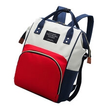 21新款妈咪包轻便超轻新款双肩母婴小包大容量孕妇包外出背包时尚 搭配色