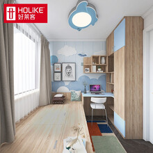 好莱客 现代简约衣柜榻榻米床连体书桌柜青少年房多功能卧室家具定制 预付订金
