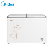 美的（Midea）271升冷柜卧式双温冰柜冷冻柜冷藏柜家用冷柜玻璃门盖门BCD-271VMQ BCD-271VMQ