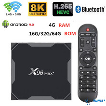 x96max+高清网络机顶盒s905x3安卓9.0智能电视盒子播放器tvbox64g 4+32G 中规 ATV 标配
