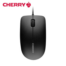 CHERRY樱桃 MC1000 有线办公鼠标笔记本电脑台式机电竞办公光电USB 黑色