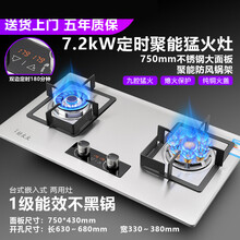 好太太燃气灶双灶家用液化气天然气嵌入式台式猛火定时鸳鸯煤气灶OL 7.2KW鸳鸯灶+定时+升级高配版 天然气