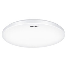 超市	德力西(DELIXI)LED吸顶灯 客厅灯卧室书房灯具 纯白MX105系列18W冷白光D-MX105-018S/HA21/W1/CW/D