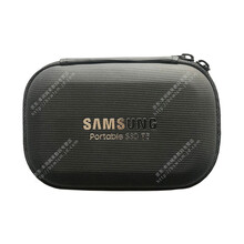 本尚网来PSSD三星/Samsung T7/T7 touch移动固态硬盘专用硅胶套抗震防划原尺寸适配 收纳包硬盘包T3 T5专用抗震款黑色