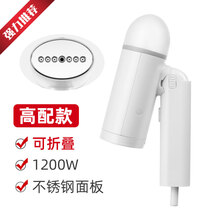 志高（Midea）手持式挂烫机蒸汽熨斗家用折叠小型便携熨衣服神器宿舍熨烫机 店长【1200瓦+可折叠+不锈钢面板】白色