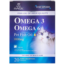 猫用鱼油软胶囊 绝魅鱼油 宠物深海鱼油美毛爆毛掉毛猫癣关节心脏护理 盒装20粒