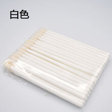 一次性口红刷 唇刷棒便携式 画唇线女勾线笔化妆师唇线笔 白色100支(实用装)加硬实心