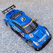 EBBRO 1:18 2016 尼桑 战神GT-R GT500 GTR 汽车模型合金车模赛车 81045-2016 GT500 12#  蓝色