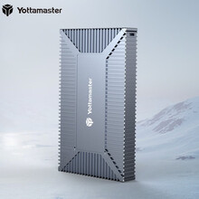Yottamaster M.2双盘位硬盘阵列盒NGFF SAT移动硬盘盒Type-C 雷速固态硬盘盒