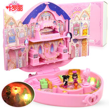 叶罗丽娃娃周边玩具宝石盒子女孩礼物精灵梦过家家时钟公主套装灵公主冰公主花圣殿 叶罗丽-花蕾堡