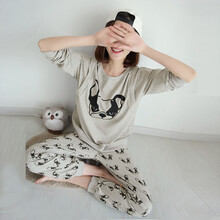 十月结晶同款 月子服春秋产后纯棉外出哺乳衣春装喂奶衣家居服产妇春夏孕妇睡衣 米灰色- 春秋款- 无拉链 L显瘦建议110斤-130斤