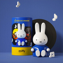 MIPOW米菲无线蓝牙音响小型米菲兔可爱创意3D环绕家用大音量wifi家用小巧便携卡通官方可插TF卡 蓝色