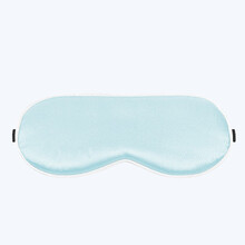 意构（Inidea）专业婴儿眼罩透气遮光晒太阳 新生幼儿宝宝睡眠真丝护眼罩  蓝幽幽