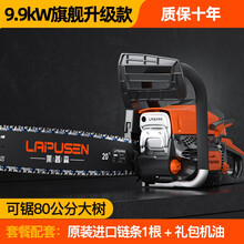 莱普森 油锯汽油锯伐木锯20寸二冲程大功率链锯电锯砍树机破冰机木工切割神器 9.9KW旗舰升级款（原装进口链条1根）+礼包机油