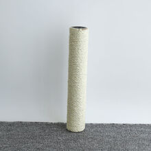 喵仙儿 猫抓板立式磨爪器实木挂笼猫抓柱剑麻耐磨猫爪板玩具防抓猫咪用品 替换装白麻柱