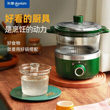 东菱Donlim养生锅煮锅家用多功能小型煲炖汤隔水燕窝炖盅电炖锅DL-9002 绿色