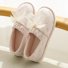 月子鞋夏季包跟厚底防滑室内软底孕妇鞋子薄款4月5月份产妇产后鞋 粉色 35