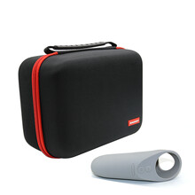 oculus go 小米VR一体机便携包Pico小怪兽2收纳包VR一体机保护包 红色拉链+灰色手柄硅胶套 88