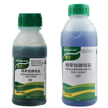 金百速 10%精草铵膦草铵膦草铵磷草胺磷 牛筋草小飞蓬除草剂达豪 1000毫升一瓶*12/箱