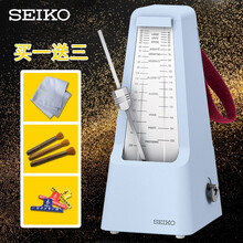 SEIKO * 日本精工 机械节拍器 钢琴节拍器  SPM400 提手节拍器 通用 蓝色+赠品