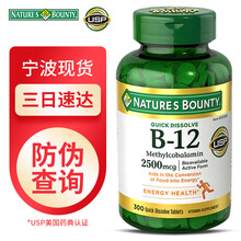 自然之宝 维生素B12口含片 300片甲钴胺片 2500mcg