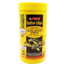 喜瑞sera 鲶科鱼饲料异形底栖鱼粮清道夫鼠鱼大帆胡子鱼观赏鱼虾片状沉底鱼料250ML