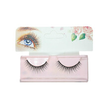 免胶水 假睫毛 自然 自粘 仿真 网红 素颜 裸妆 初学者 社会 持久H 一盒装 自然款