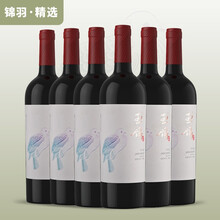 超市	
【宁夏红酒】贺兰山东麓 西鸽酒庄玉鸽锦羽系列  赤霞珠干红葡萄酒 锦羽精选-整箱750ml*6