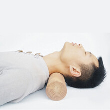 杜仲木枕、杜仲颈椎圆木枕、木枕头、颈椎枕z定制 高9、长30CM(1.8米人群枕用)